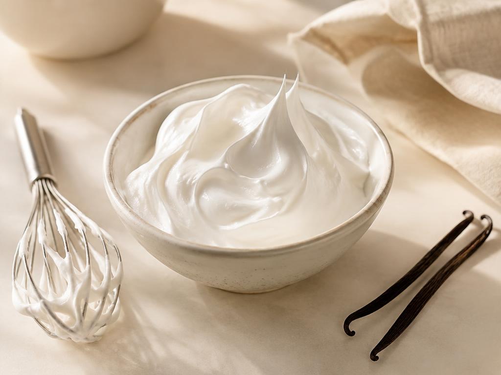 Merengue italiano libre de azúcar