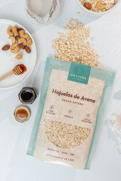 Hojuela de Avena (Orgánicas y Libres de Gluten)