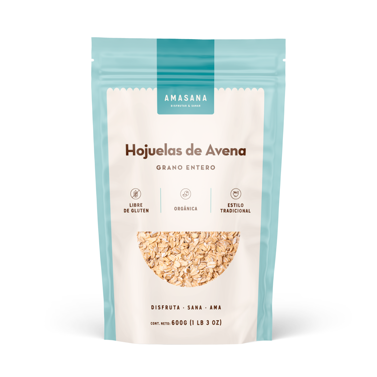 Hojuela de Avena (Orgánicas y Libres de Gluten)