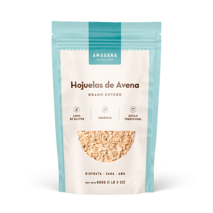 Hojuela de Avena (Orgánicas y Libres de Gluten)