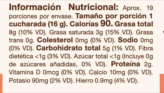 Mantequilla de Marañón y Coco